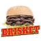 Signmission Brisket Decal Concession Stand Food Truck Sticker, 8" x 4.5", D-DC-8 Brisket19 D-DC-8 Brisket19 - alternate 1